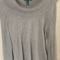 Lauren Ralph Lauren Womens Cowl Neck Long Sleeve Cotton Blend Gray Sweater Sz L