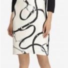 Lauren Ralph Lauren 3/4-Sleeve Swirl Shift Dress Sz M NWT Lauren Ralph Lauren 3/4-Sleeve Swirl Shift Dress Sz M NWT