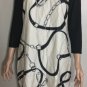 Lauren Ralph Lauren 3/4-Sleeve Swirl Shift Dress Sz M NWT