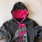 The North Face Grey/Pink Trivert Logo Womens Hoodie Size S/P