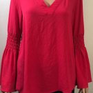 Michael Kors Bell Sleeve Tunic Top Pink Womens Sz M Michael Kors Bell Sleeve Tunic Top Pink Womens Sz M