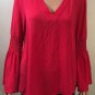 Michael Kors Bell Sleeve Tunic Top Pink Womens Sz M