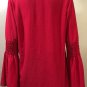 Michael Kors Bell Sleeve Tunic Top Pink Womens Sz M