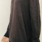 GAP Mens 100% Extra Fine Merino Wool V- Neck Brown Heather Sweater Size L