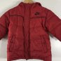 Nike Boys Toddler Red/Black Puffer Polyester Jacket Full Zip Red Size 4