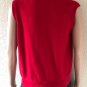 Turnbury Extra Fine Merino Wool Sweater Mens Red Vest  Soft Pullover V neck L