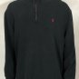 Polo Ralph Lauren Mens French Rib 1/4 Zip Sweatshirt Pullover  Black Size XL