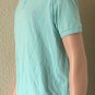 Ralph Lauren Custom Fit Mens Polo Size Large Aqua Short sleeve Shirt