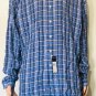 Polo Ralph Lauren Men's Button Up 100% Linen Plaid Dress Shirt Sz XLT