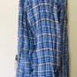 Polo Ralph Lauren Men's Button Up 100% Linen Plaid Dress Shirt Sz XLT