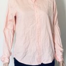 Ralph Lauren Black Label Women's Peach Button Down Shirt Size 4