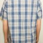 14th & Union Mens Checked Short Sleeve Non-Iron Shirt Sz L