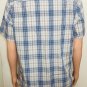 14th & Union Mens Checked Short Sleeve Non-Iron Shirt Sz L