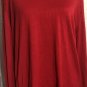 Michael Kors Women' Red Knit Long Sleeve Pullover Sweater Size L