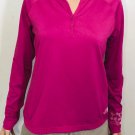 The North Face Vaporwick Womens Long Sleeves Pink Athletic Top Shirt Sz M