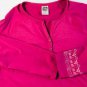 The North Face Vaporwick Womens Long Sleeves Pink Athletic Top Shirt Sz M