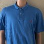 Polo Ralph Lauren Short Sleeve Blue Polo Mens Size Large Shirt Pony Logo