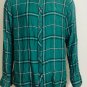 Polo Ralph Lauren Mens XL Green Plaid Flannel Sleep Wear Button Down Shirt