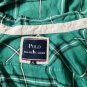 Polo Ralph Lauren Mens XL Green Plaid Flannel Sleep Wear Button Down Shirt