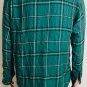 Polo Ralph Lauren Mens XL Green Plaid Flannel Sleep Wear Button Down Shirt
