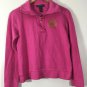Lauren Ralph Lauren Women's Zip Pullover  Pink Sweater Gold Logo Size XS