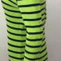 LRL Lauren Active Ralph Lauren Womens Striped Hoodie Pullover Neon Navy Size M