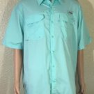 Columbia Mens PFG Bahama II Short Sleeve Shirt Sz 2XL Omni-Shade Fishing T-shirt