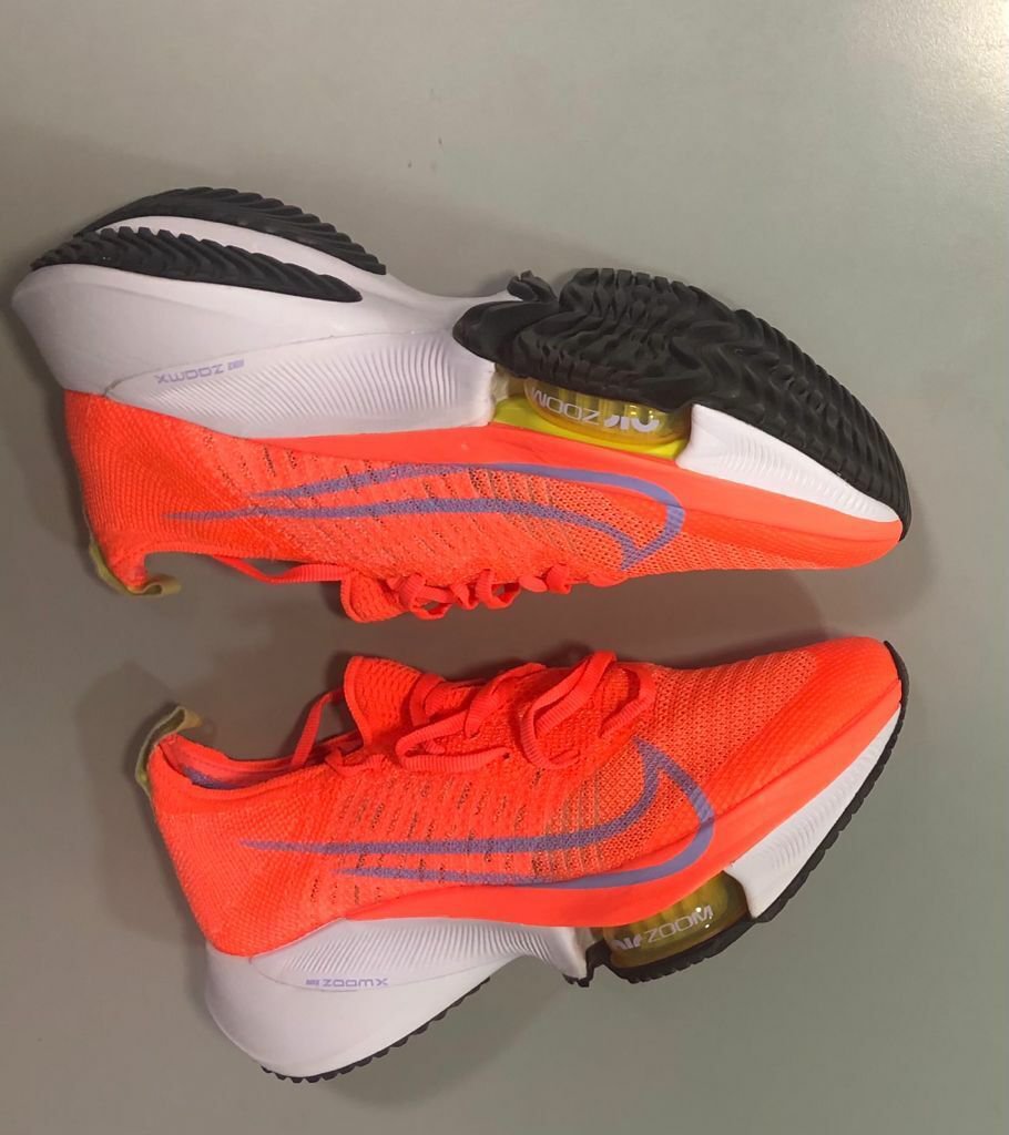 Nike Air zoom X Women's Tempo Next% Fk Bright Mango Shoes Size 6