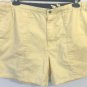 Vintage 90s Polo Ralph Lauren Men's XL Khaki Yellow Shorts Drawstring Pockets