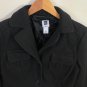 Gap Kids Wool Blend Pea Coat Jacket Black Youth Girls'  Sz S (8-10)