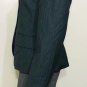 Calvin Klein Womens Charcoal Gray Stripe Two Button Blazer Jacket Sz 2