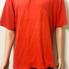 Tommy Bahama Mens Supima Cotton Polo Shirt Bunt Orange Sz L
