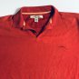 Tommy Bahama Mens Supima Cotton Polo Shirt Bunt Orange Sz L