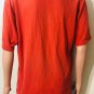 Tommy Bahama Mens Supima Cotton Polo Shirt Bunt Orange Sz L