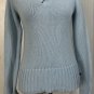 Polo Jeans Co. Ralph Lauren Women's Snap Button Mock Neck Sweater Blue Sz M