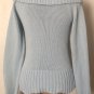 Polo Jeans Co. Ralph Lauren Women's Snap Button Mock Neck Sweater Blue Sz M