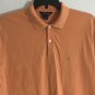 Brooks Brothers Men's Short Sleeve Peach Orange Polo Shirt Size L