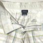 Nike Golf Shorts Dri-Fit Mens Shorts White/Green/Blue Check Size 32