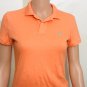 Ralph Lauren Sport Womens Short Sleeve Polo Orange Shirt Sz S