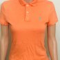 Ralph Lauren Sport Womens Short Sleeve Polo Orange Shirt Sz S