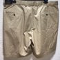Brooks Brothers Lightweight Advantage Chino Pleat Front Shorts Tan Sz 40 New
