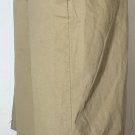 Covington Chino Shorts Men's Big & Tall 46 x 8 Tan Pleated Front 100% Cotton NWT