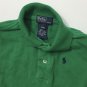 Polo Ralph Lauren Boys' Sweater 1/4 Zip Mock Neck L/S Green Pullover Sz 24M