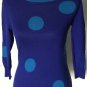 J.Crew Women's 100 % Wool Pullover Blue Sweater Crew Neck Size XS