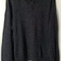 CHAPS Est.1978 Men's Heather Charcoal Pullover Knit Buttons Half Sweater Sz XL