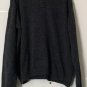 CHAPS Est.1978 Men's Heather Charcoal Pullover Knit Buttons Half Sweater Sz XL