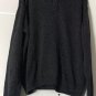 CHAPS Est.1978 Men's Heather Charcoal Pullover Knit Buttons Half Sweater Sz XL