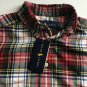 Ralph Lauren Performance Boys&acirc;�� L/S Button Down Multicolor Plaid Shirt Sz M