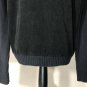 Lauren Ralph Lauren women's corduroy jacket knit sleeve full zip black Sz L