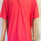 Tommy Bahama Mens Island Zone Short Sleeve Polo Pink Shirt Size XL